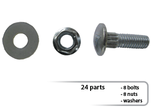  Replacement Battery Terminal Bolt and Nut - (Pack of 25) :  Automotive