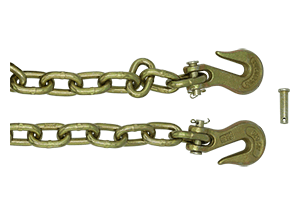 Grade 70 5/16''x25' Binder Chains Clevis Hook Each End