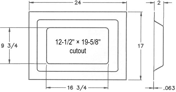 Standard Aluminum Pan with Pad, 7-1/2 x 11-1/4 x 1-1/2