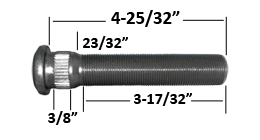 WHEEL STUD MET - Aurora Parts to Go