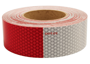 3M 983-72 ES Reflective Tape,Red,3 in. W